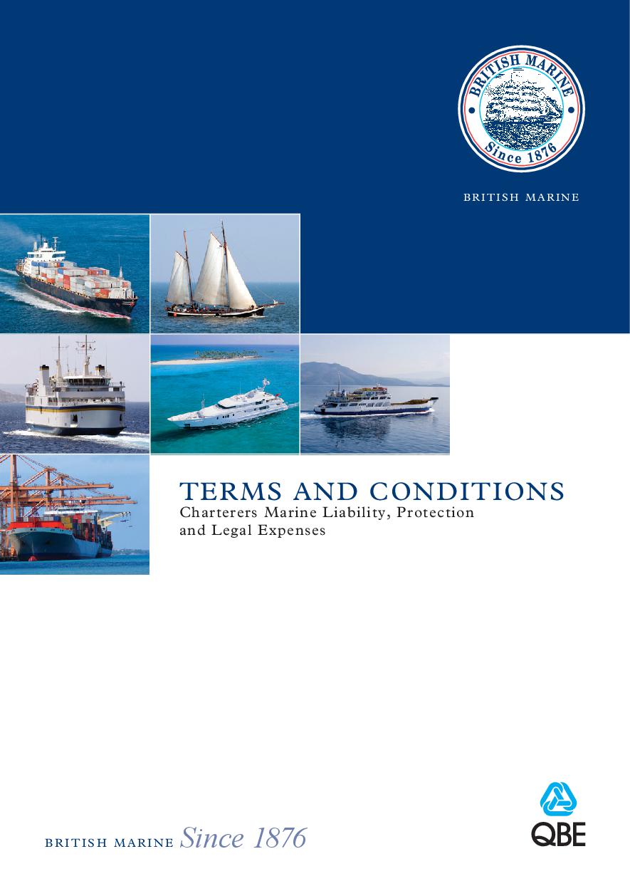 Charterers P&I, DTH and Legal Expenses Terms and Conditions 2013