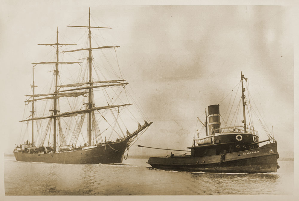 The three-masted ship Garthneill (built 1885)